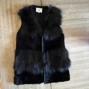 Qi Rabbit and Cashmere Vest